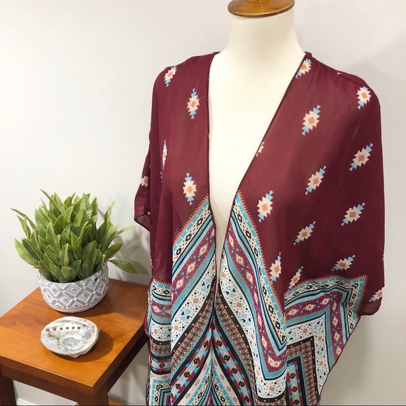 Live 4 Truth Tops - 🌲BOGO🌲 Live 4 Truth Aztec Print Kimono